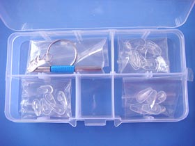 eyeglass repair kit for air active nose pads,push on